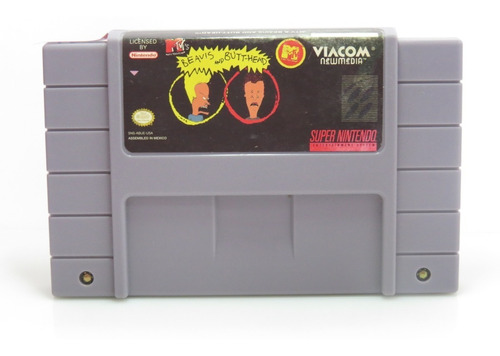  Id 632 Beavis And Butthead Original Snes Super Nintendo