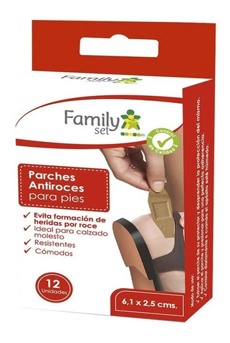 Family Set Parches Antiroces Para Pies 12und