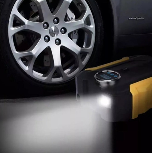 Compresor Aire Carro 12v Inflador Llanta Neumáticos Portátil