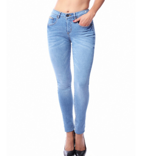 Imagen 1 de 6 de Pantalones De Mujer Mezclilla Dayana Paquete 2 Piezas