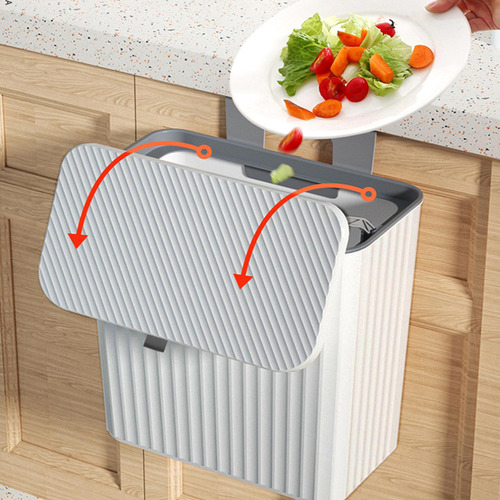 Cubo De Basura Colgante Compacto For Debajo Del Fregadero