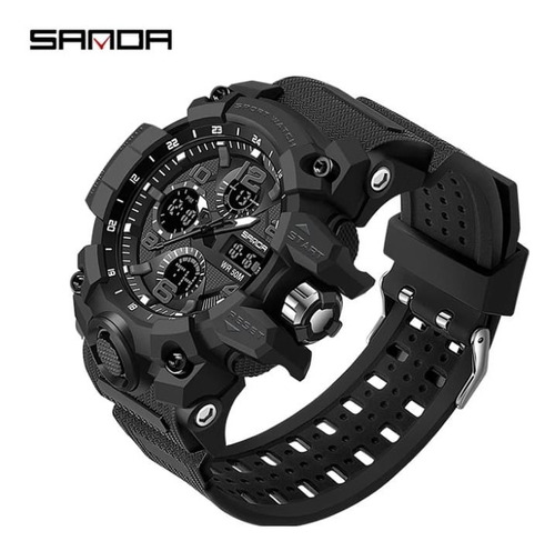 Reloj Sanda 6021 Resistente Al Agua S Shok  