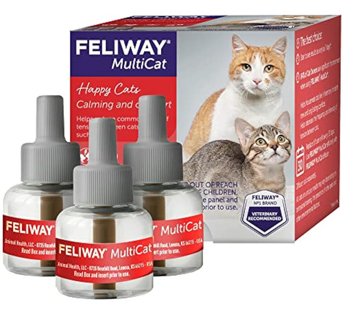 Recarga Feliway Multicat Feliway De Salud Animal (paquete De