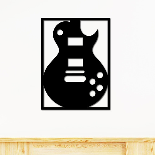 Cuadro Guitarra 40x30cm - Madera Varios Diseños Y Colores