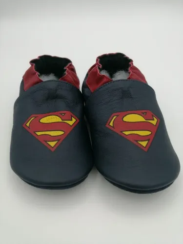 Zapatos En Cuero Para Bebés Para Gatear Niño