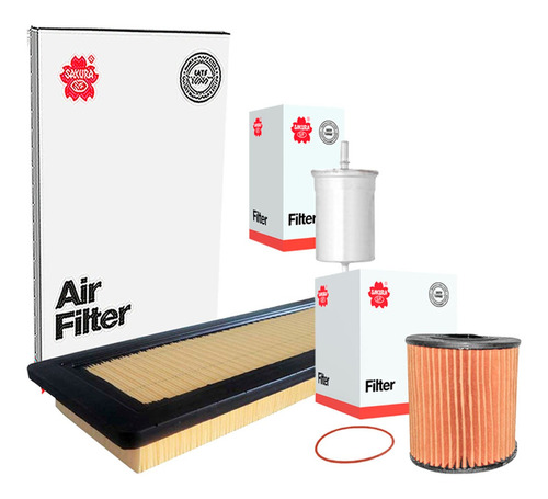 Kit Filtros Aceite Aire Gasolina Peugeot 207 Rc 1.6l L4 2011