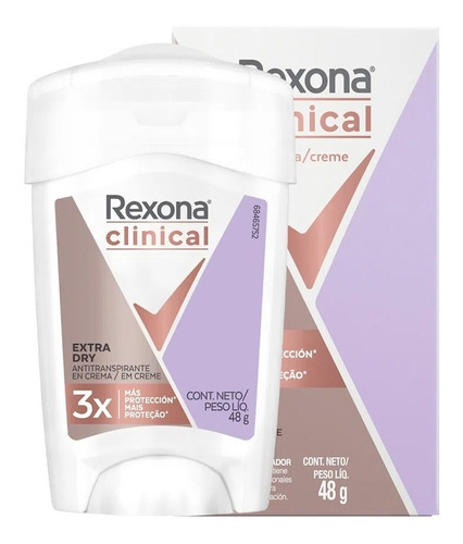 Rexona Clinical X 48g.-extra Dry Woman - g a $519