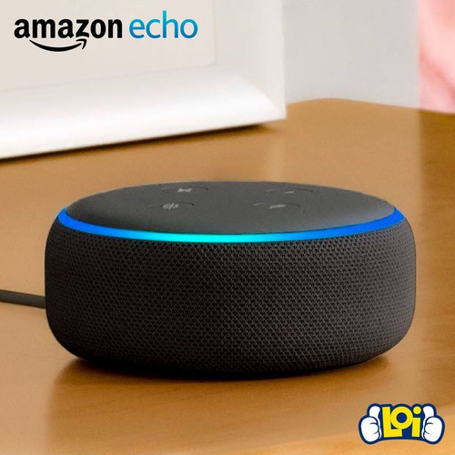 Amazon Echo Dot 3rd Gen con asistente virtual Alexa carbón 110V/240V