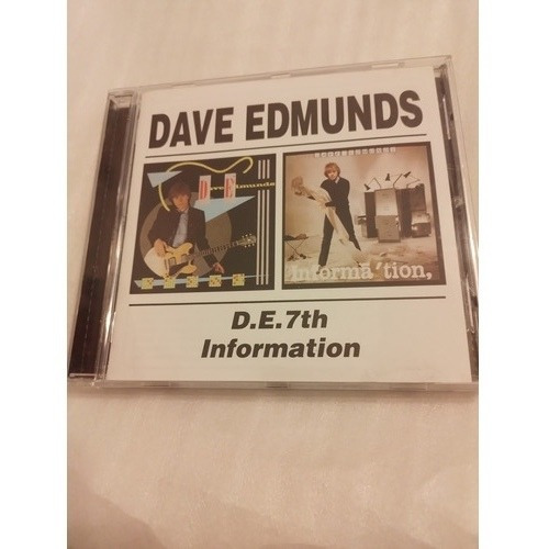 Dave Edmunds Cd D E 7th / Information 2 Album Import. Uk