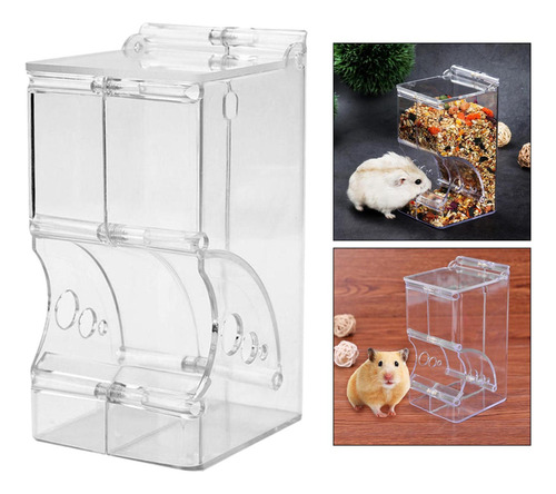 Alimentador De Hamster Automático Pequeno Tigela De Uma