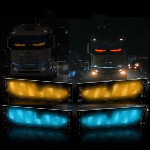 1 2 Pcs Para Ojos Led Para Automovil Parabrisas De Camion
