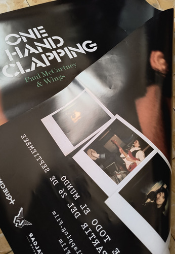Póster Original Cine Paul Mccartney One Hand Clapping (Usado)