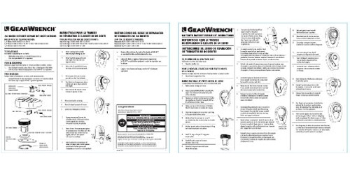 Gearwrench 81227f 38inch Drive Kit De Reparación De Trinquet