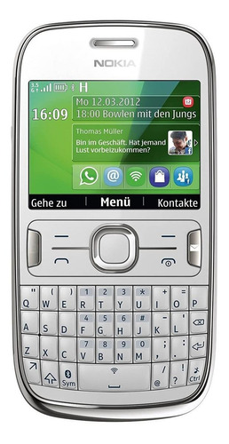 Celular Smartphone Nokia Asha 302 Branco - 1 Chip