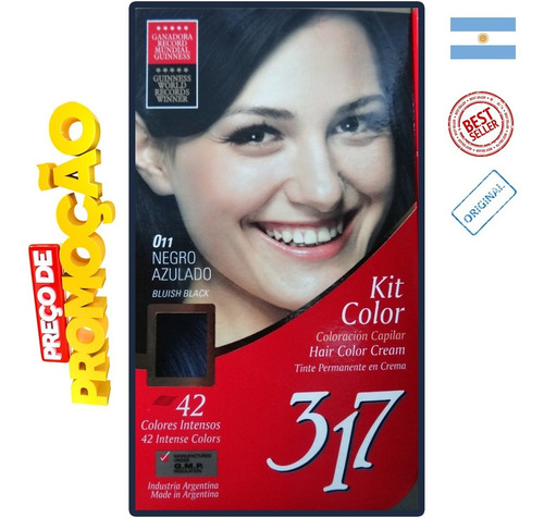 Kit Color 317 C/ 10 Tonaliz Tintur Pintar Cabel Varias Cores