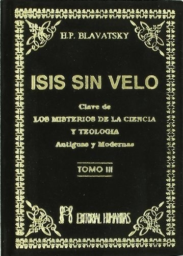 Libro - Isis Sin Velo -tomo Iii- - Blavatsky, H.p