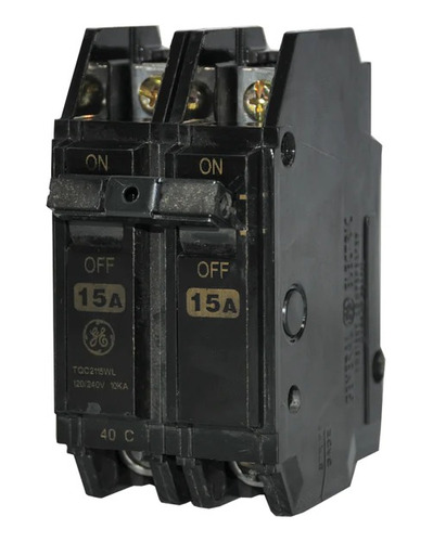 Breaker 2x20a Montaje Superficial Thqc General Electric