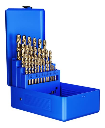 Blekoo 29pcs Cobalt Drill Bits Set, 1/16 -1/2 , M35 High Spe