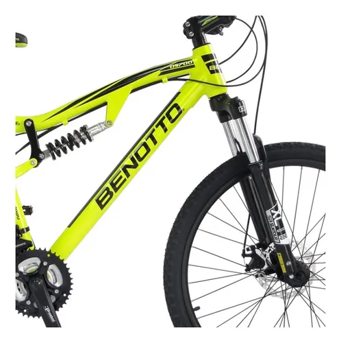 Bicicleta Benotto Mtb Ds 700 R26 21v Aluminio Doble Disco Env o