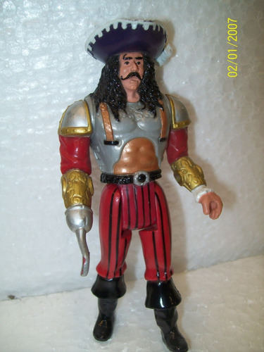 Muñeco De Coleccion Capitan Garfio 12cm