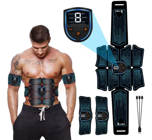 Electro Estimulador Muscular 06 Vak Ems PRO Pad Abdominales CINTURA – VAK