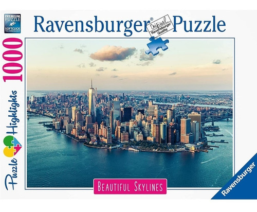 Rompecabezas 1000 Piezas Skyline Nueva York Ravensburger