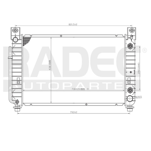 Radiador Escalade 1999-2000-2001-2002-2003-2004-2005 Cdr