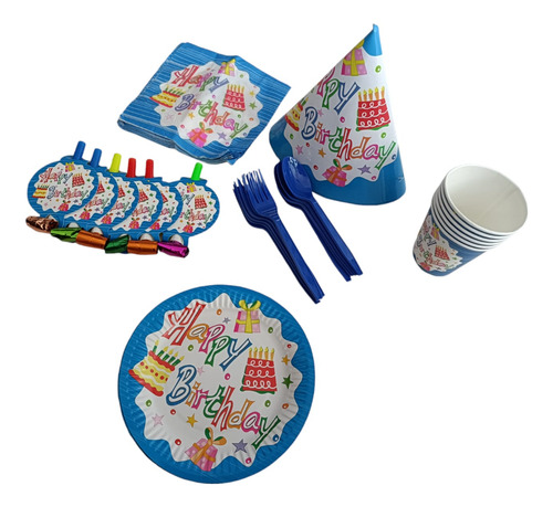 Kit De Decoración Feliz Cumpleaños Globos Letrero Y Mas