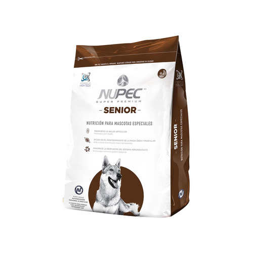 Croquetas Alimento Para Perros Senior Adulto Nupec 8 Kg