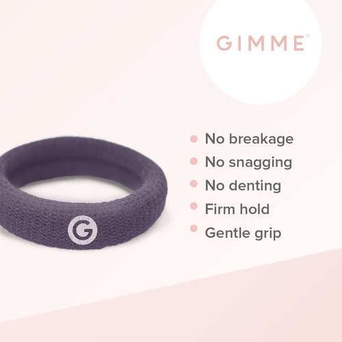 Gimme Bandas Pelo Gruesas Sin Daño, Microfibra Elástica