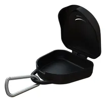 Comprar Estuche Protector Bucal Rugby Hockey Boxeo  Ventilado  Negro
