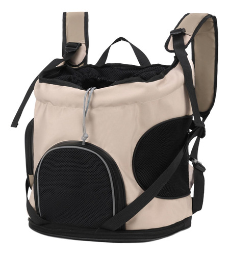 Mochila Para Gatos, Bolso De Hombro Para Exteriores Beige