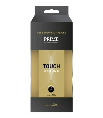 Imagen 2 de 2 de Gel Lubricante Intimo Prime Touch Afrodisíaco X 200ml