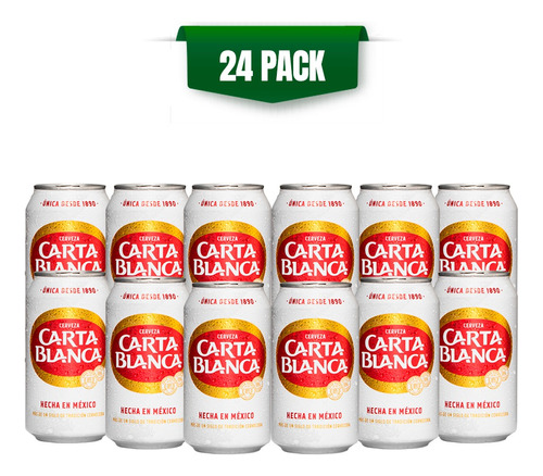 Cerveza Carta Blanca 4x6 Lat 355ml