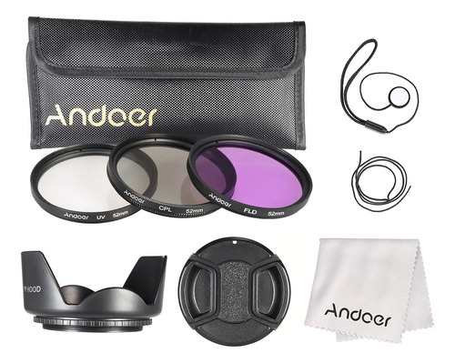 Kit De Lentes Filters.cap.+, Funda Para Lentes, Tela, Transp