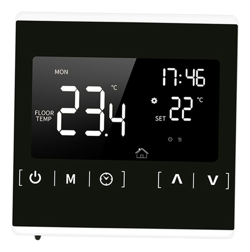 Termostato Programable Lcd Táctil Para Calefacción Eléctrica