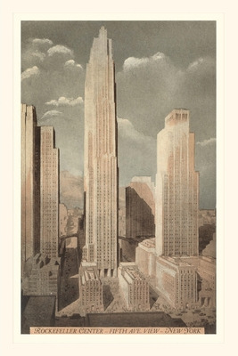Libro Vintage Journal Rockefeller Center, New York City -...
