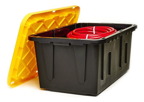 Caja Homz Multiusos 21 Galones Apilable - Uso Rudo 3 Piezas