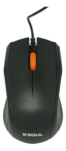 Mouse Para Pc Escritrorio Cable Usb 1.5 Metros 1200dpi Color Negro