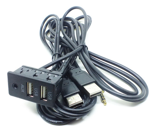 Conector Empotrado Para Coche Y Barco, Doble Interfaz Usb, A