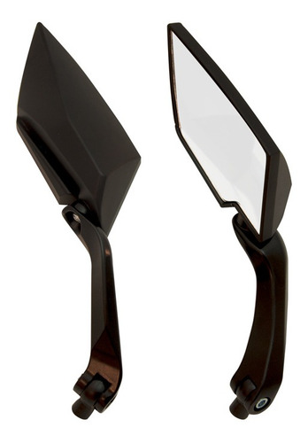 Imagem 2 de 3 de Retrovisor Esportivo Koso Todo Preto Honda Biz 100 C Ks 2013