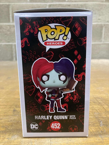 Harley Quinn Con Pizza 452 Dc Heroes Funko Pop Original