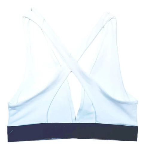 Conjunto Calcinha E Sutiã Top Alças Cruzada Calvin Klein Elm
