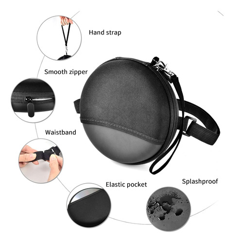 Estuche Portátil Para Reproductor De Cd Con Asa Y Correa Com
