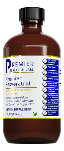 Premier Research Labs Resveratrol - Apoyo Antioxidante, Card