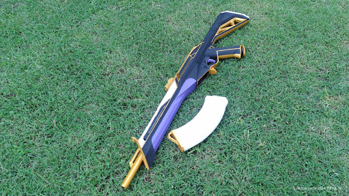 Arma Valorant Vandal Tamaño Y Peso Real (cosplay)