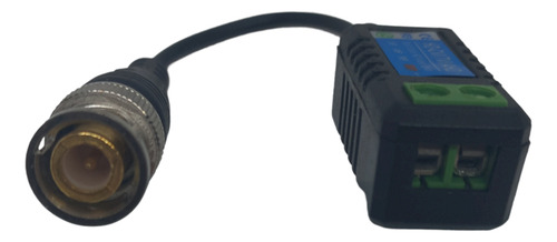 Video Balun Utp Alta Potencia Para Camaras De Seguridad Color Negro