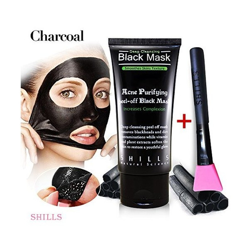 Shills Máscara Negro, Mascarilla Exfoliante, Máscara De La E