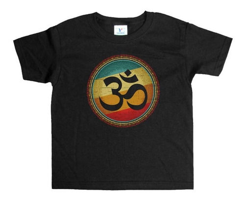 Remera Negra Buda Art#31