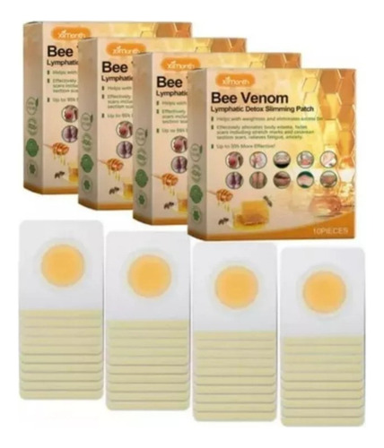 Nuevo 40×pflaster Drenaje Linfático Voilaist Bienengift(4